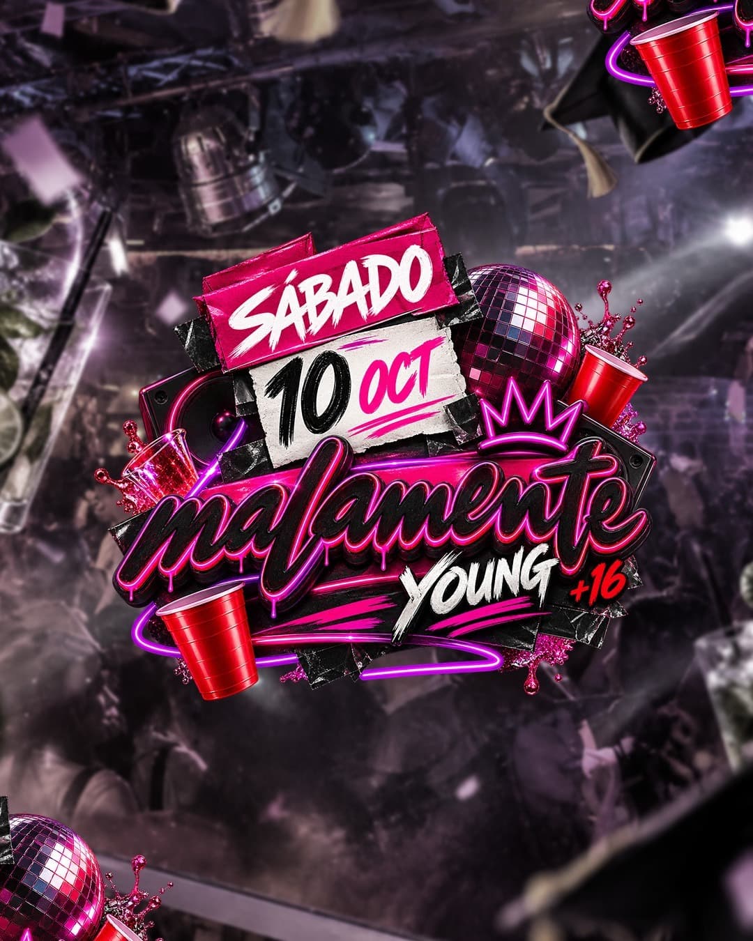 Flyer MALAMENTE YOUNG +16