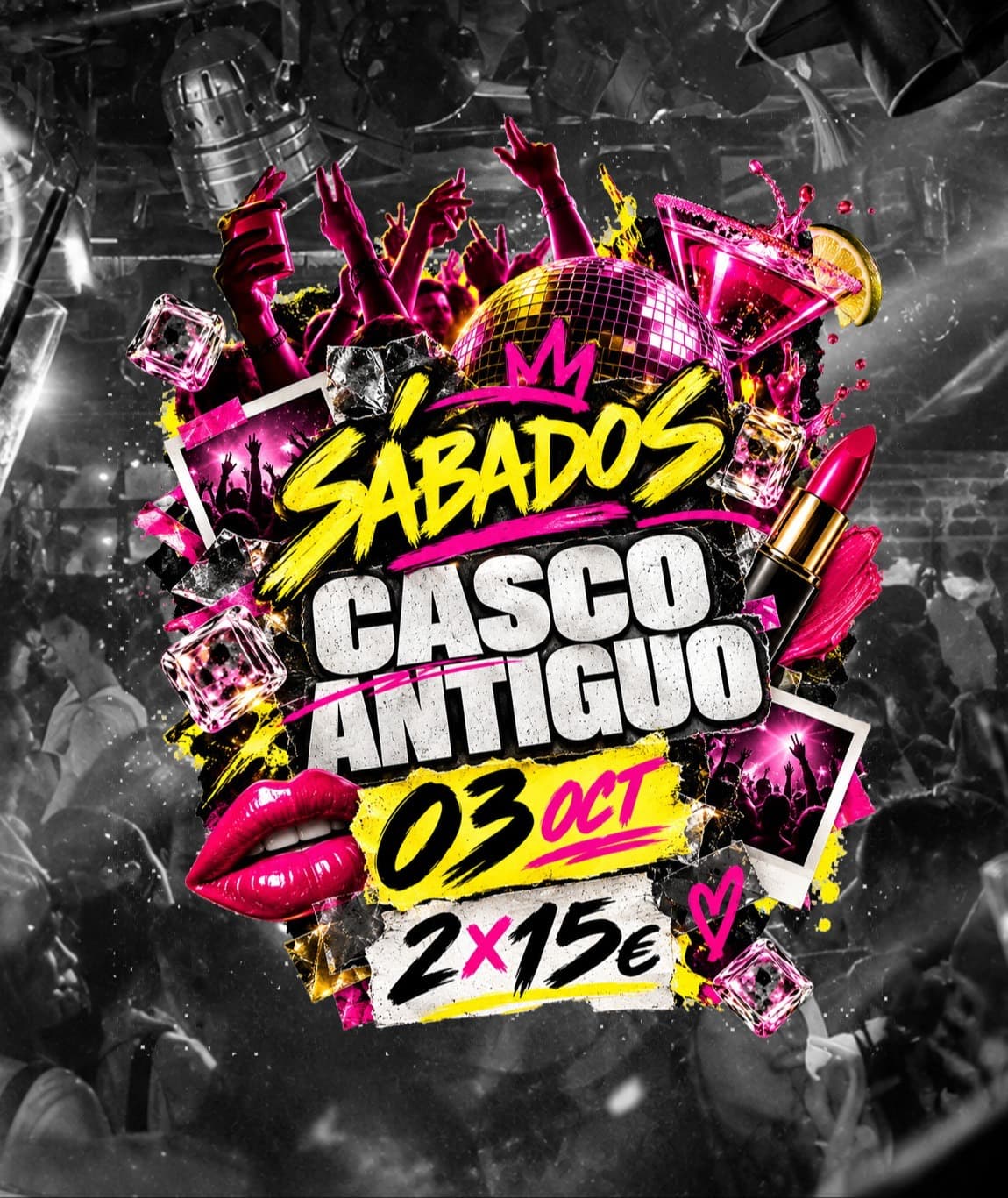 Flyer Sábado de casco